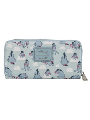 Loungefly x Disney Eeyore Women's Zip Around Wallet All-Over Print