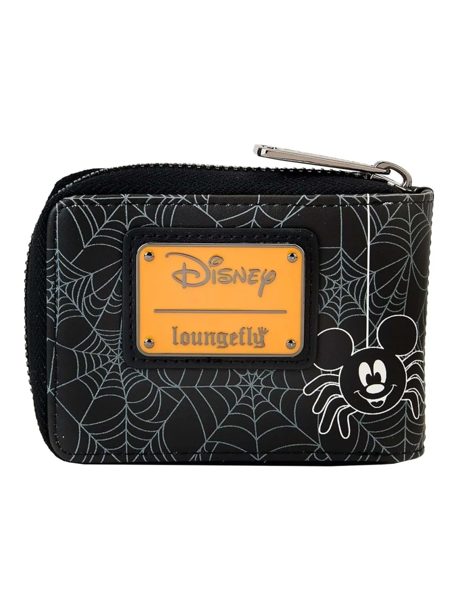 Loungefly x Disney Minnie Mouse Zip Around Accordion Wallet Spider Halloween