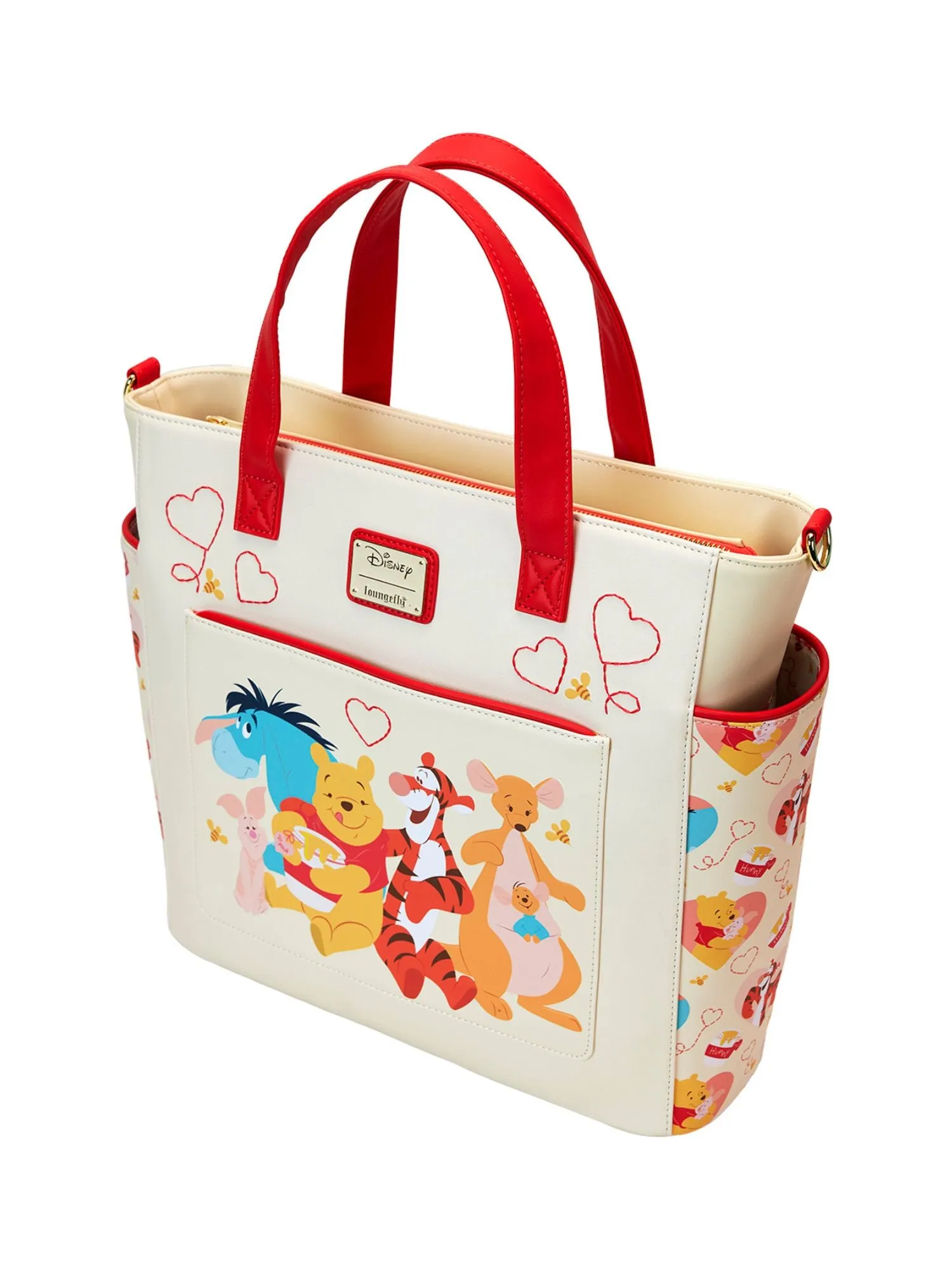 Loungefly x Disney Winnie The Pooh & Friends Convertible Backpack & Tote Bag