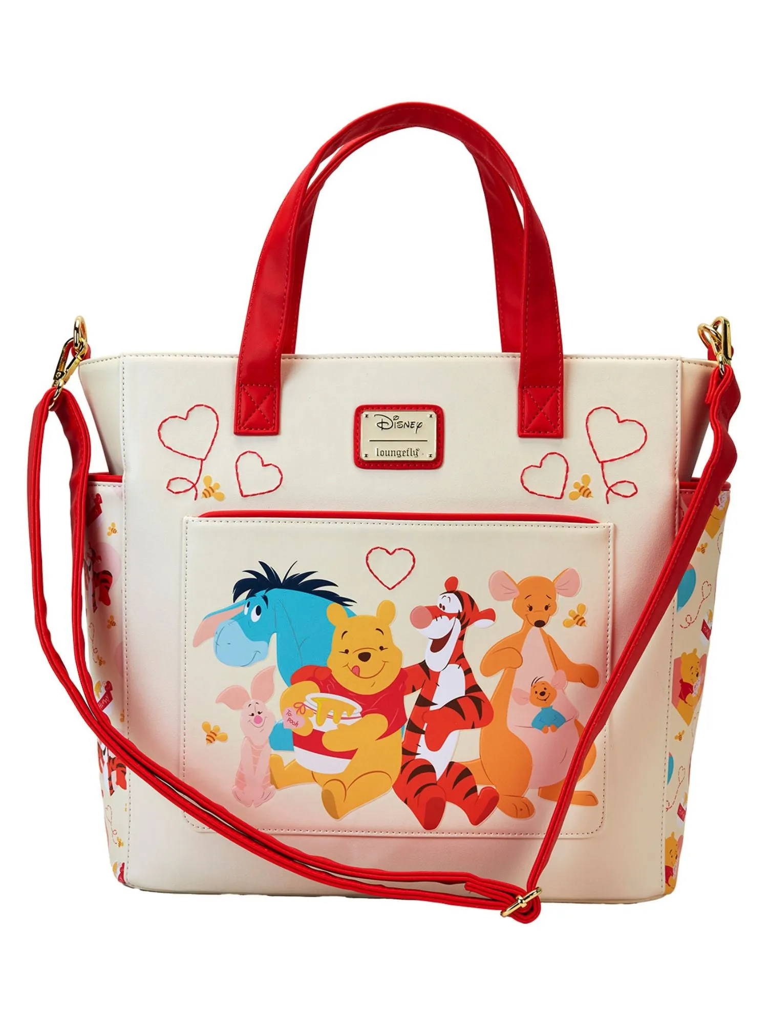 Loungefly x Disney Winnie The Pooh & Friends Convertible Backpack & Tote Bag