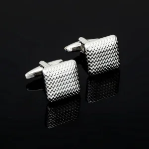 Luxury Fashion Laser Engraved Check Sudoku Design Cufflink 18 style for mens Brand cuff buttons cuff links High Quality Jewelry