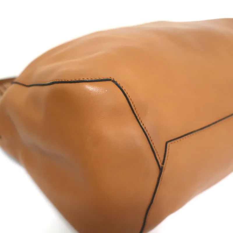 Marni Hobo Camel Leather Extra Large Shoulder Bag