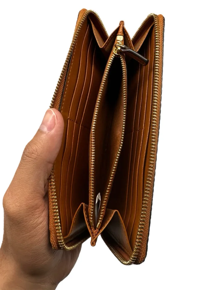 MCM Visetos Rabbit Zip Around Wallet