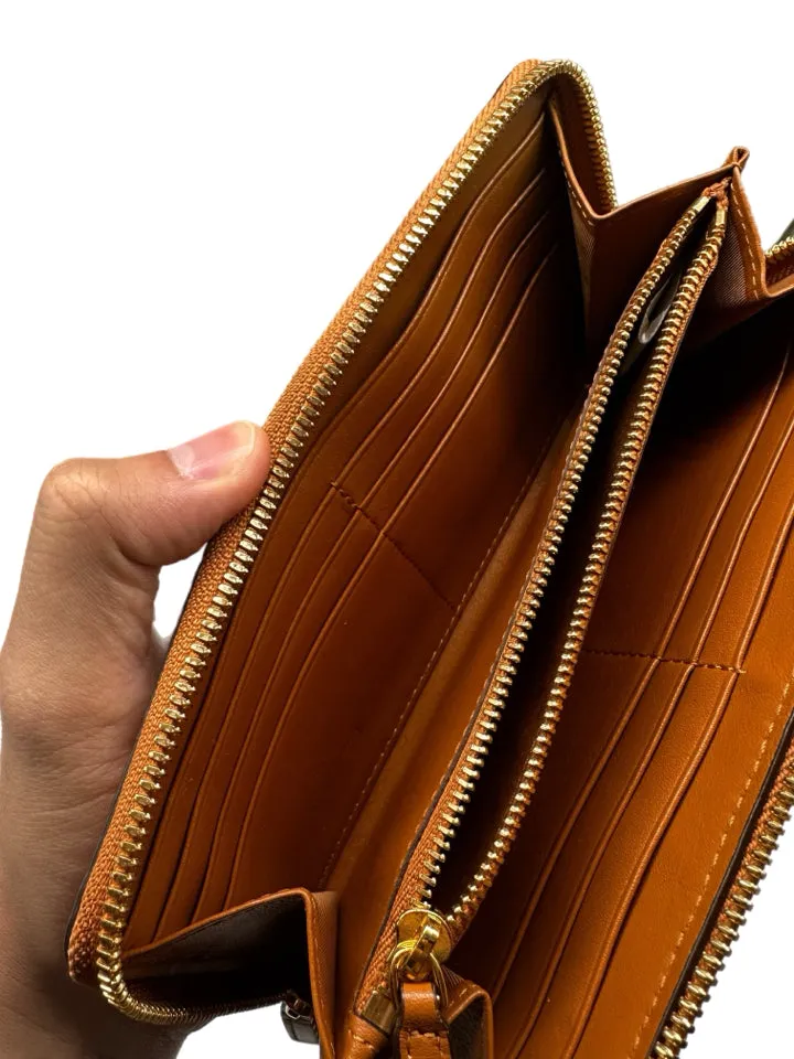MCM Visetos Rabbit Zip Around Wallet