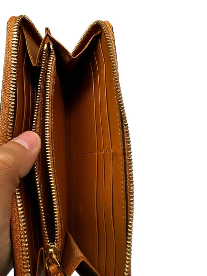 MCM Visetos Rabbit Zip Around Wallet