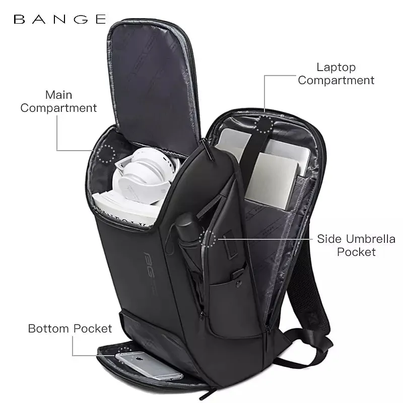 Men Anti Theft Waterproof Laptop Backpack 15.6 Inch