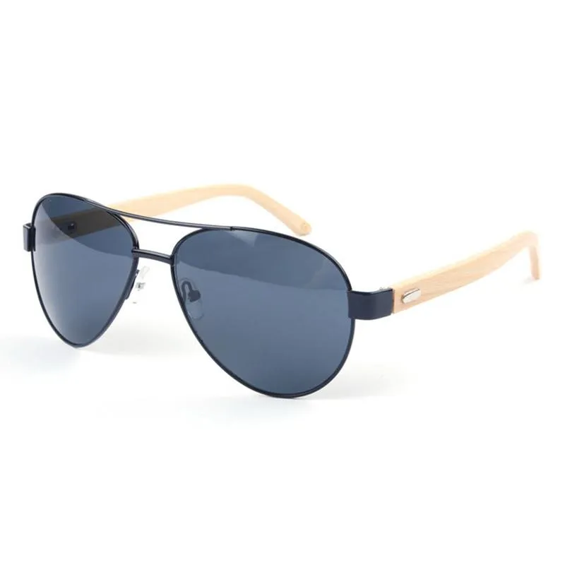 Men's Aviator Bamboo Glasses With 7 Color Options!