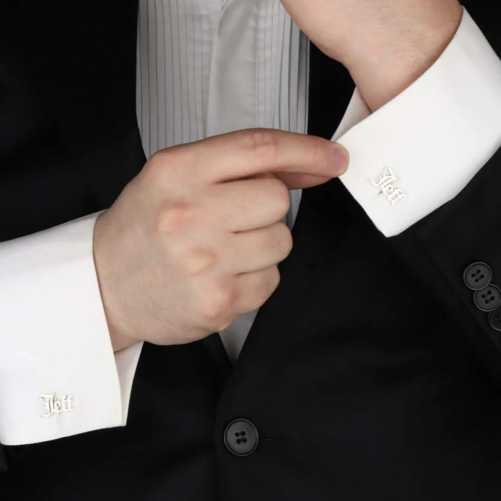 Men's Cufflinks 925 Silver Personalized Handmade Jewelry