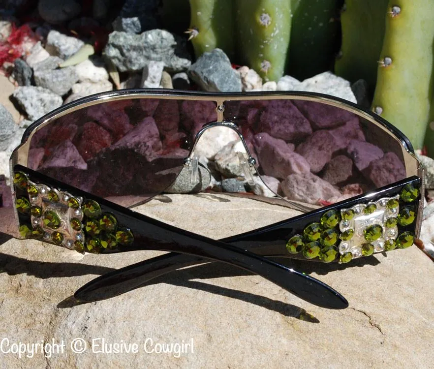 Metal Concho Sunglasses