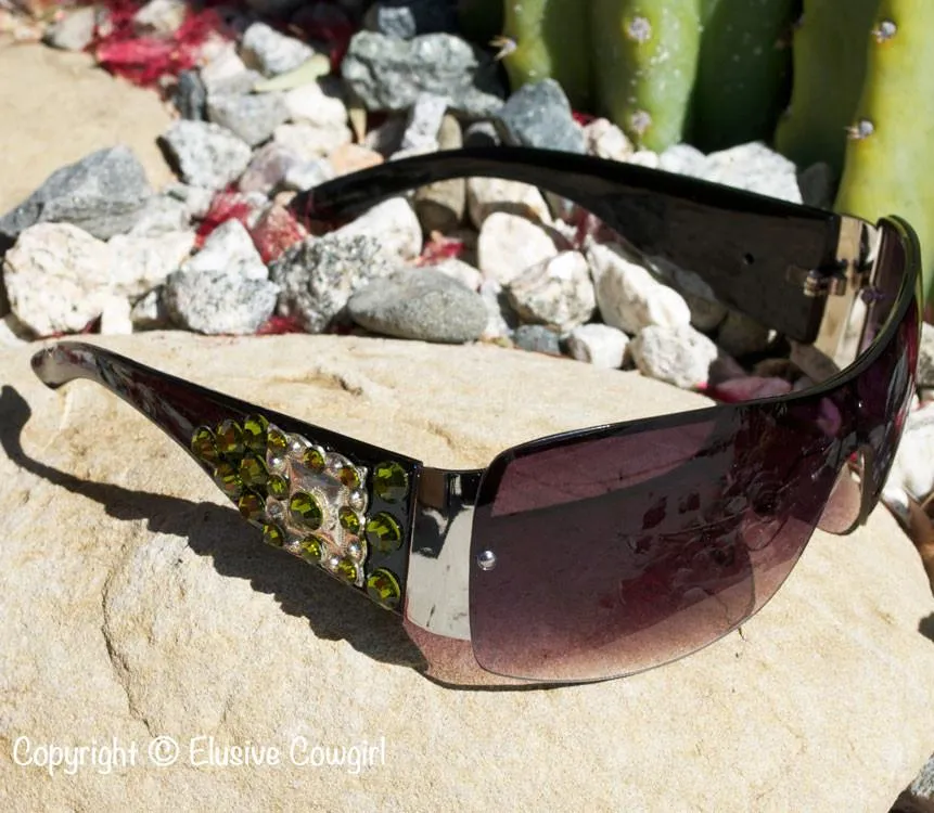 Metal Concho Sunglasses