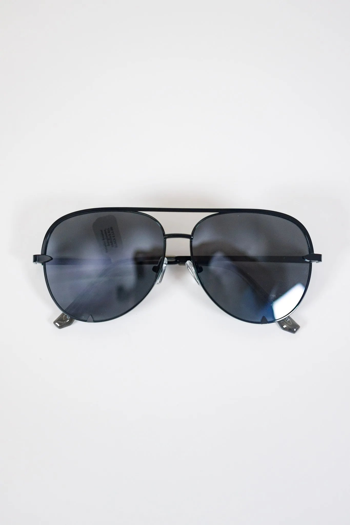 Metallic Aviator Sunglasses, VARIOUS