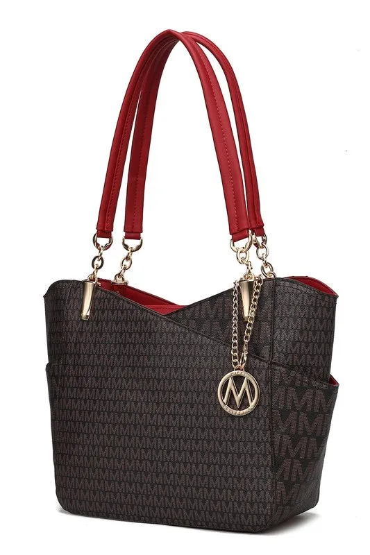 Mia K Fashion Collection Jules Printed Tote Handbag