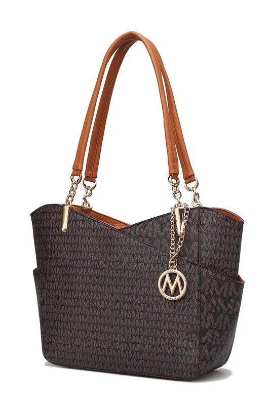 Mia K Fashion Collection Jules Printed Tote Handbag