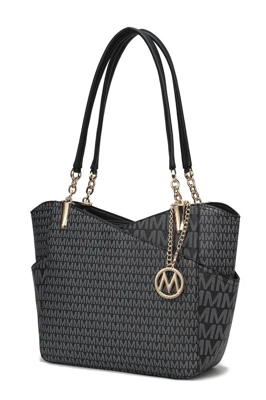 Mia K Fashion Collection Jules Printed Tote Handbag