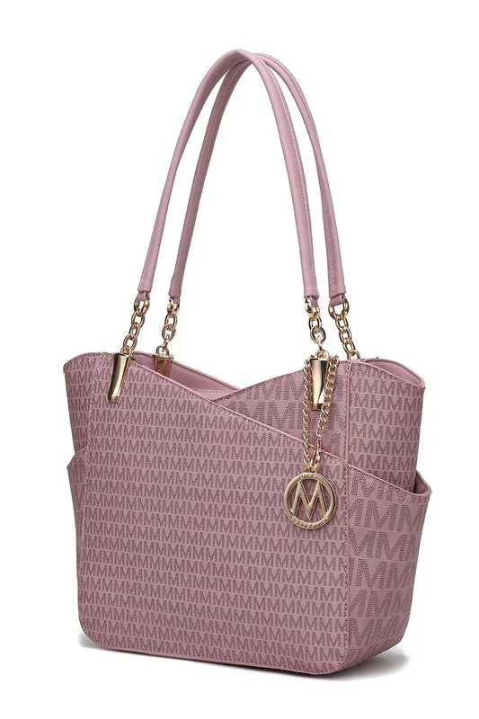 Mia K Fashion Collection Jules Printed Tote Handbag