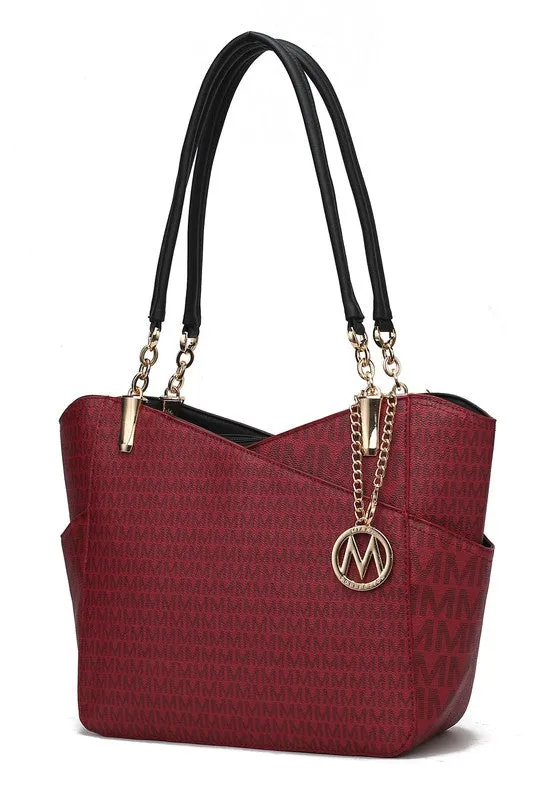 Mia K Fashion Collection Jules Printed Tote Handbag