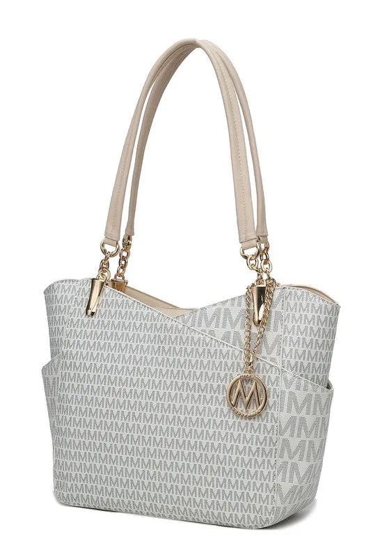 Mia K Fashion Collection Jules Printed Tote Handbag
