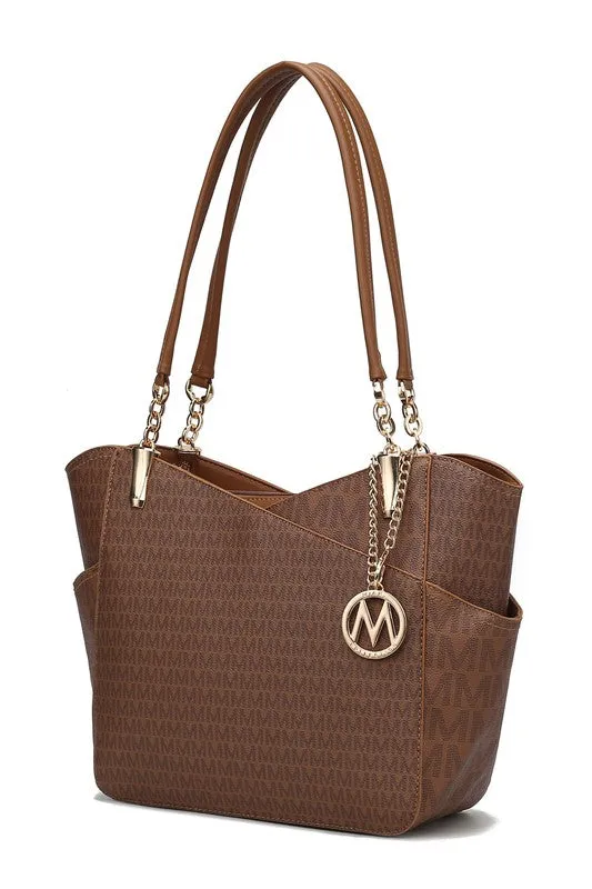 Mia K Fashion Collection Jules Printed Tote Handbag