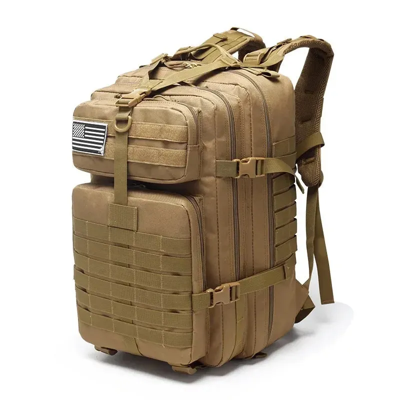 Military Tactical Backpack, Waterproof Large Capacity Hiking Backpack Trekking Camping Outdoors Backpack