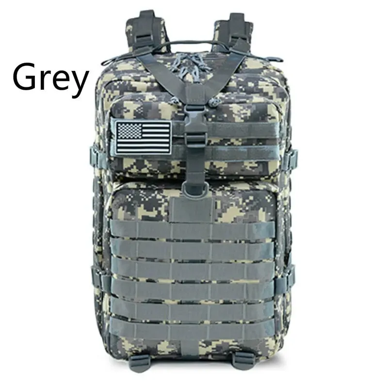 Military Tactical Backpack, Waterproof Large Capacity Hiking Backpack Trekking Camping Outdoors Backpack