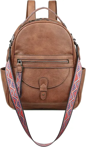 Mini Leather Backpack for Women, Designer Shoulder Backpacks, Ladies Fashion Handbag