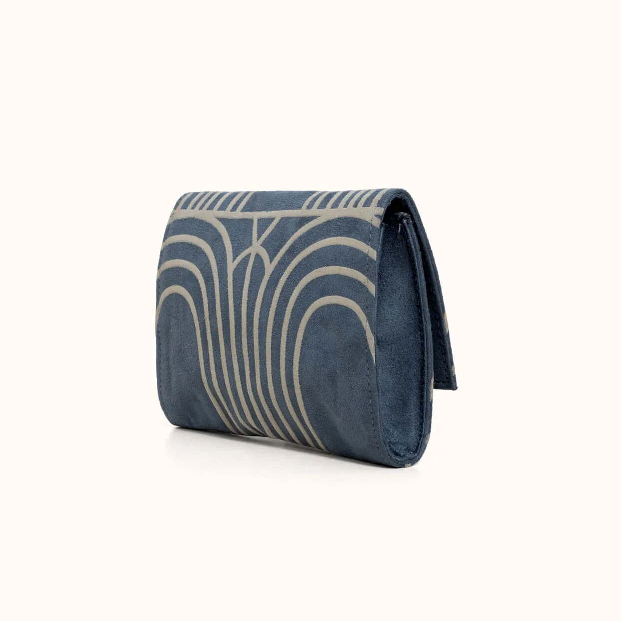 Minimal Wallet, Vintage Blue Arches