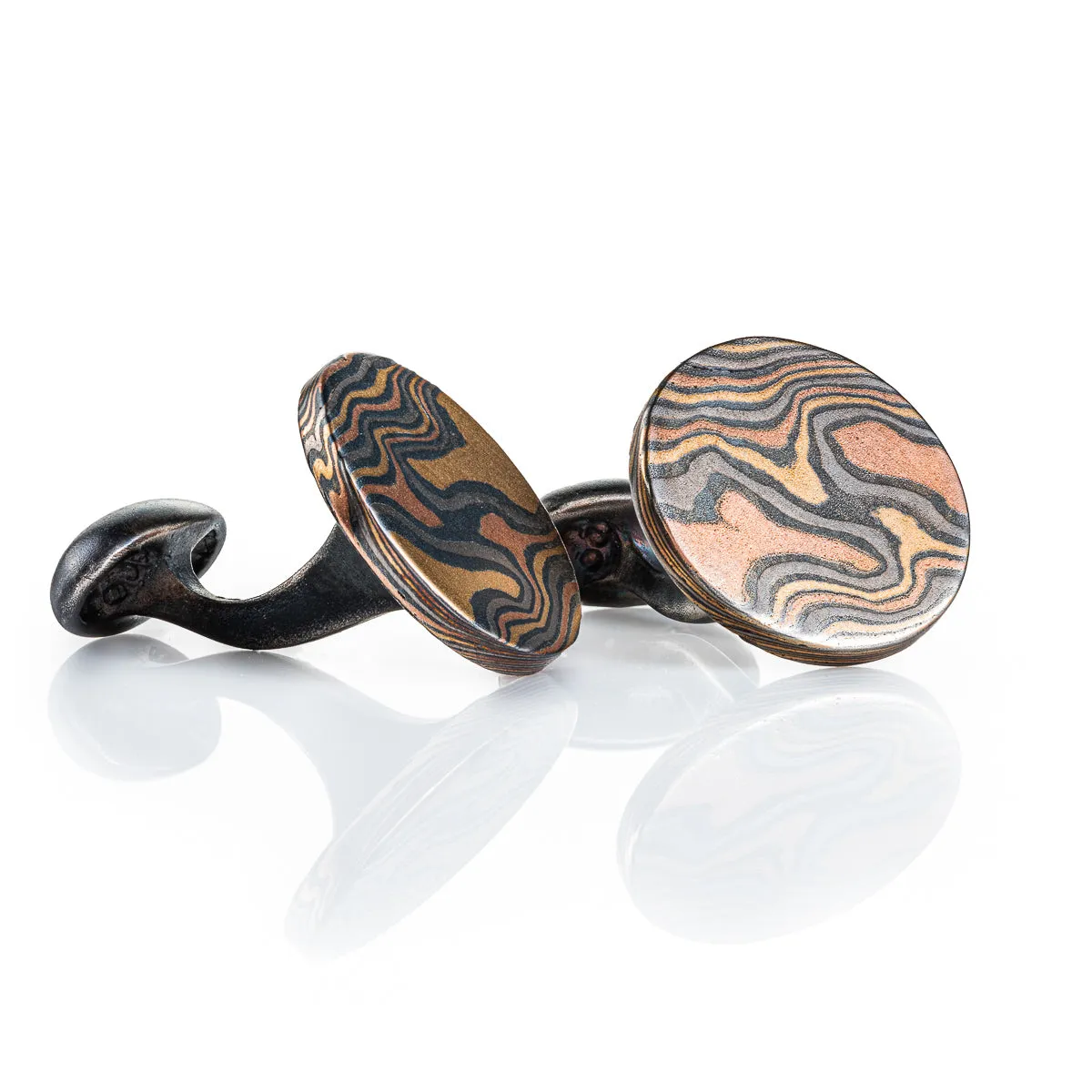 Mokume Gane Cufflinks