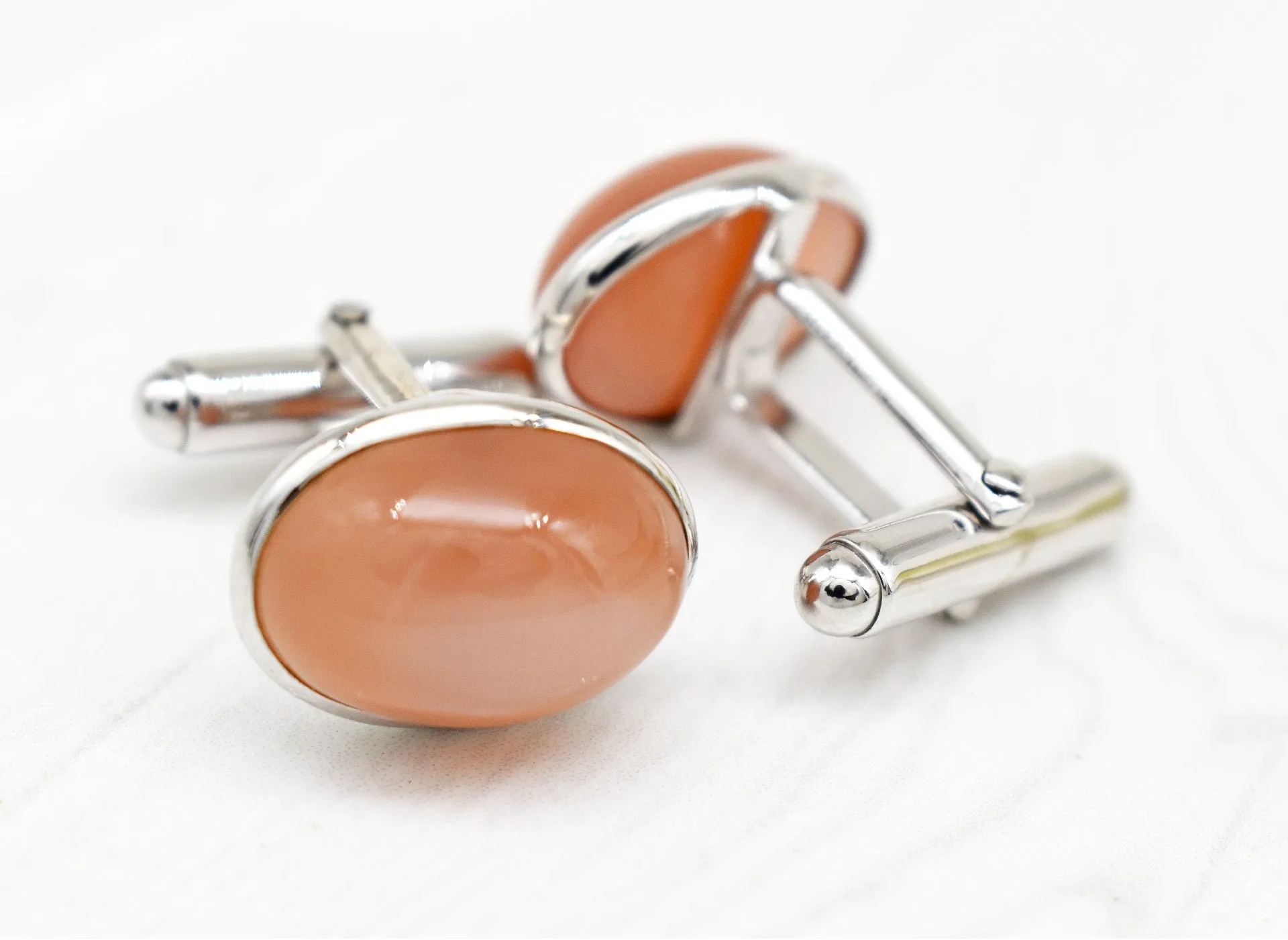 MOON STONE CUFFLINKS