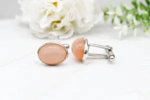 MOON STONE CUFFLINKS