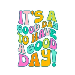 Motel Keychain White | It's A Good Day To Have A Good Day