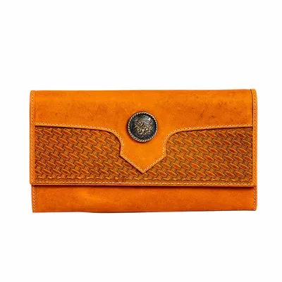 Myra Winsome Trail Hand-Tooled Wallet