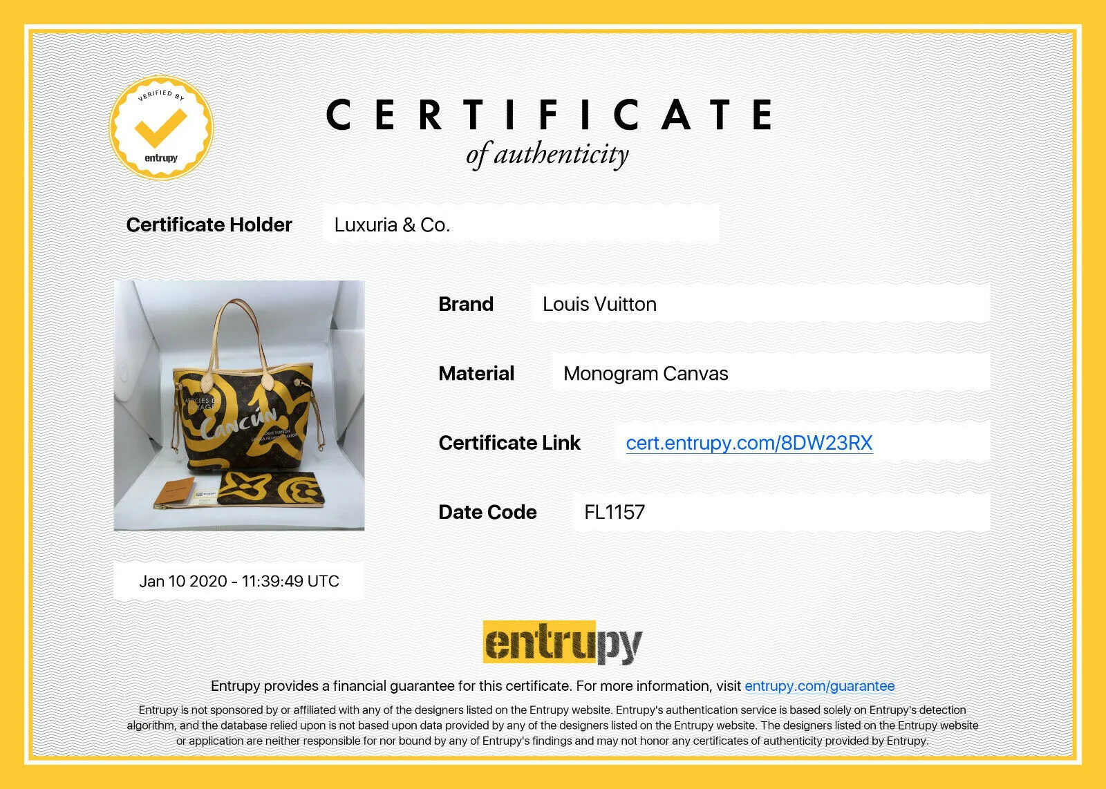 Neverfull MM Tahitienne Cancun with Pochette
