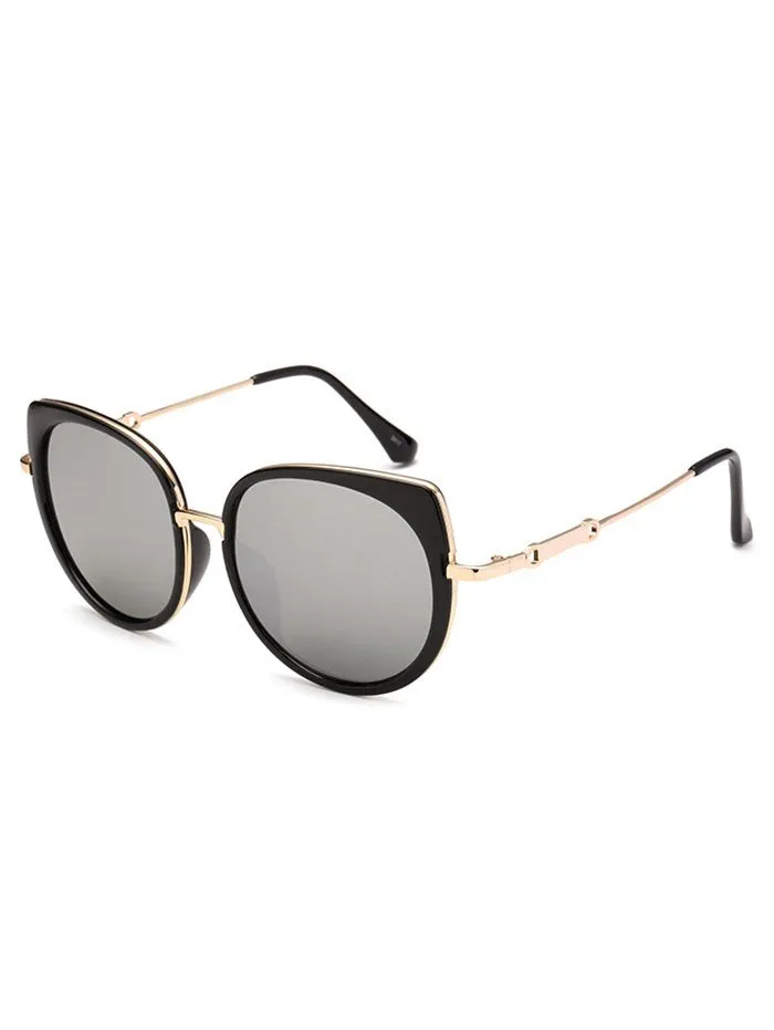 New Cat Eye Mirror Sunglasses