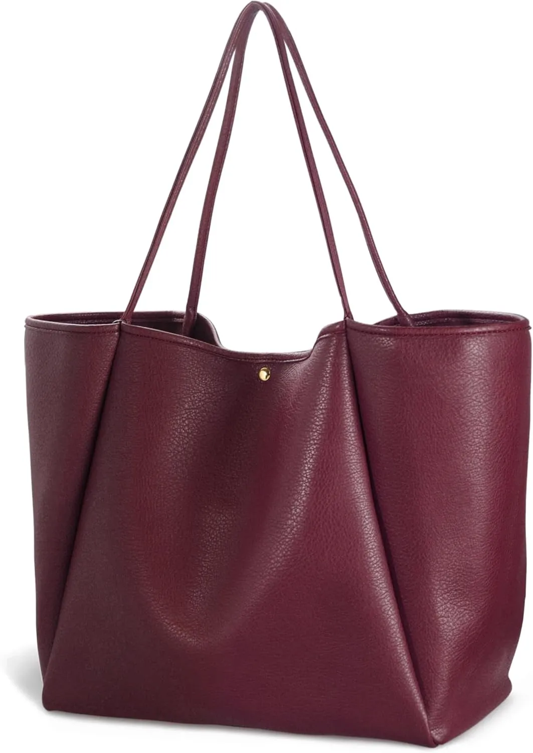 Oversize Pu Leather Handbag for Women , Weekender Travel Bag