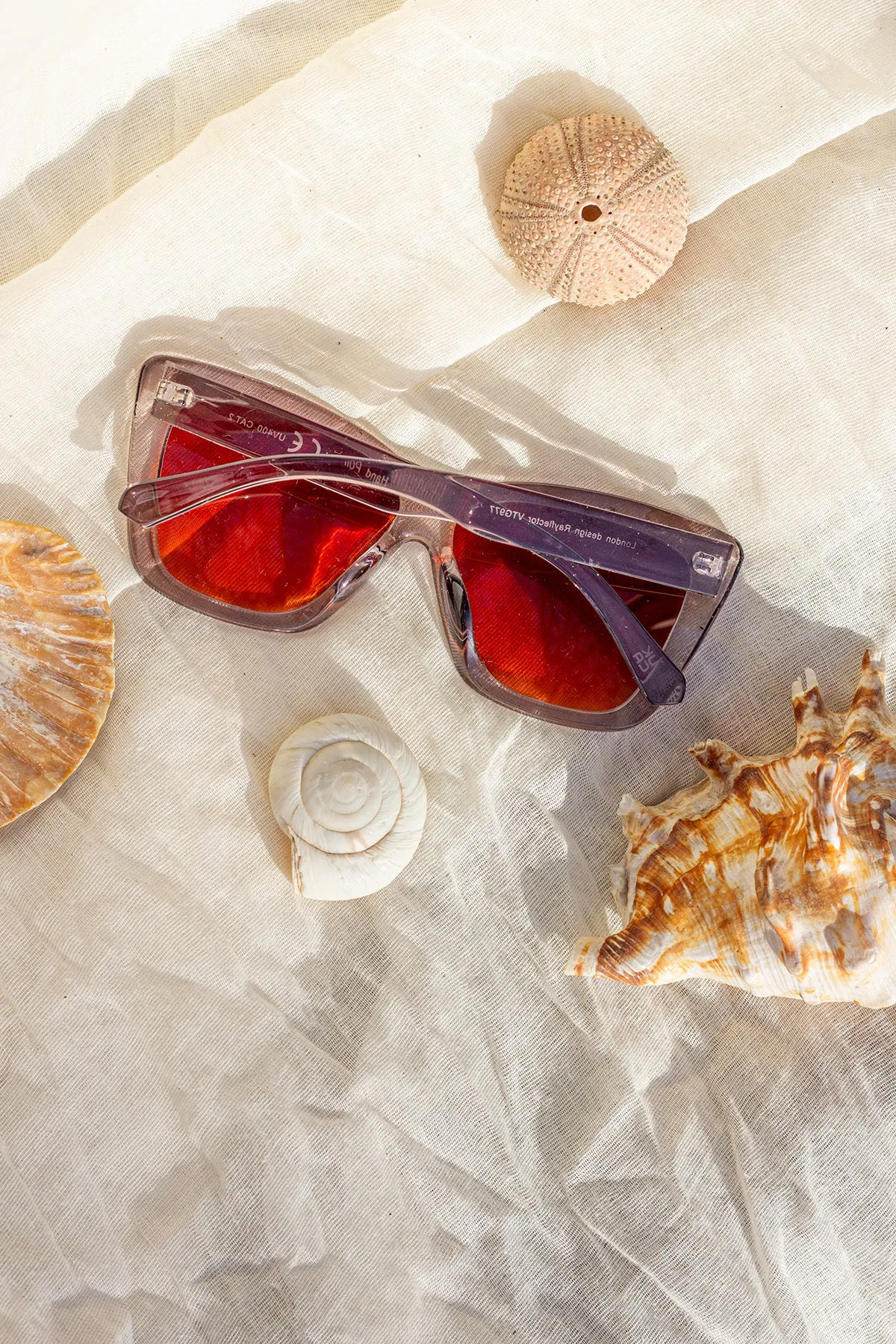 Oversize Triangle Cat Eye Sunglasses