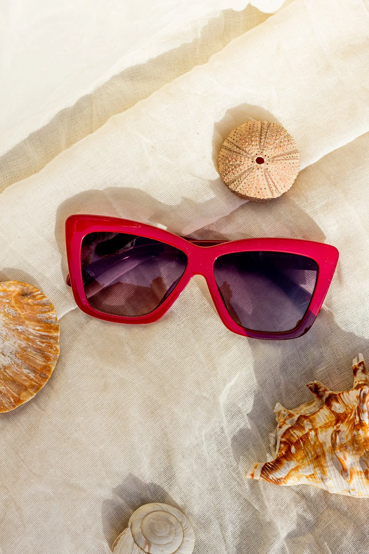 Oversize Triangle Cat Eye Sunglasses