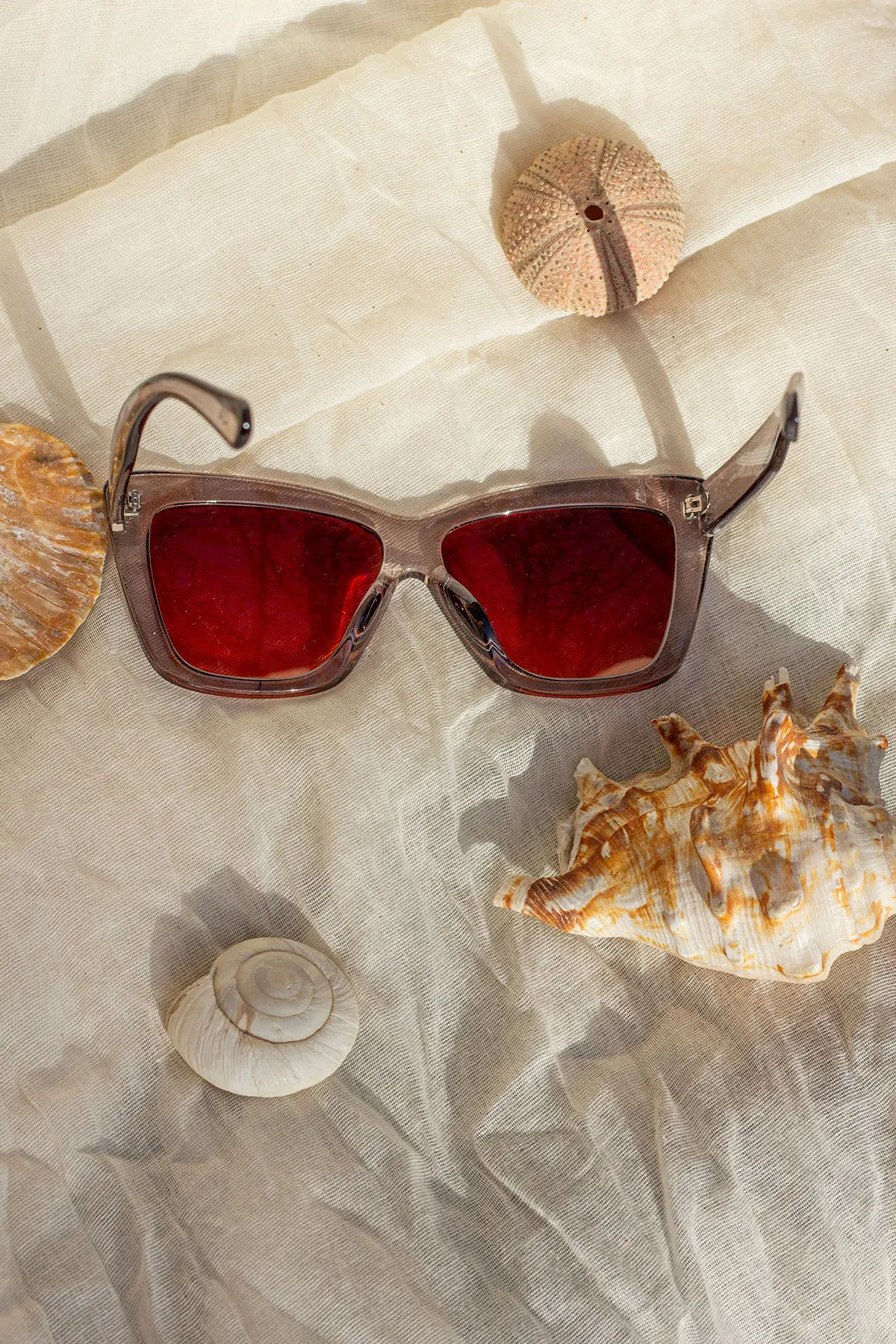 Oversize Triangle Cat Eye Sunglasses