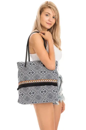 PARADISE PRINTED TOTE BAG