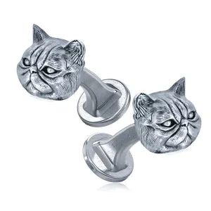 Persian Cat Breed Face Cufflinks