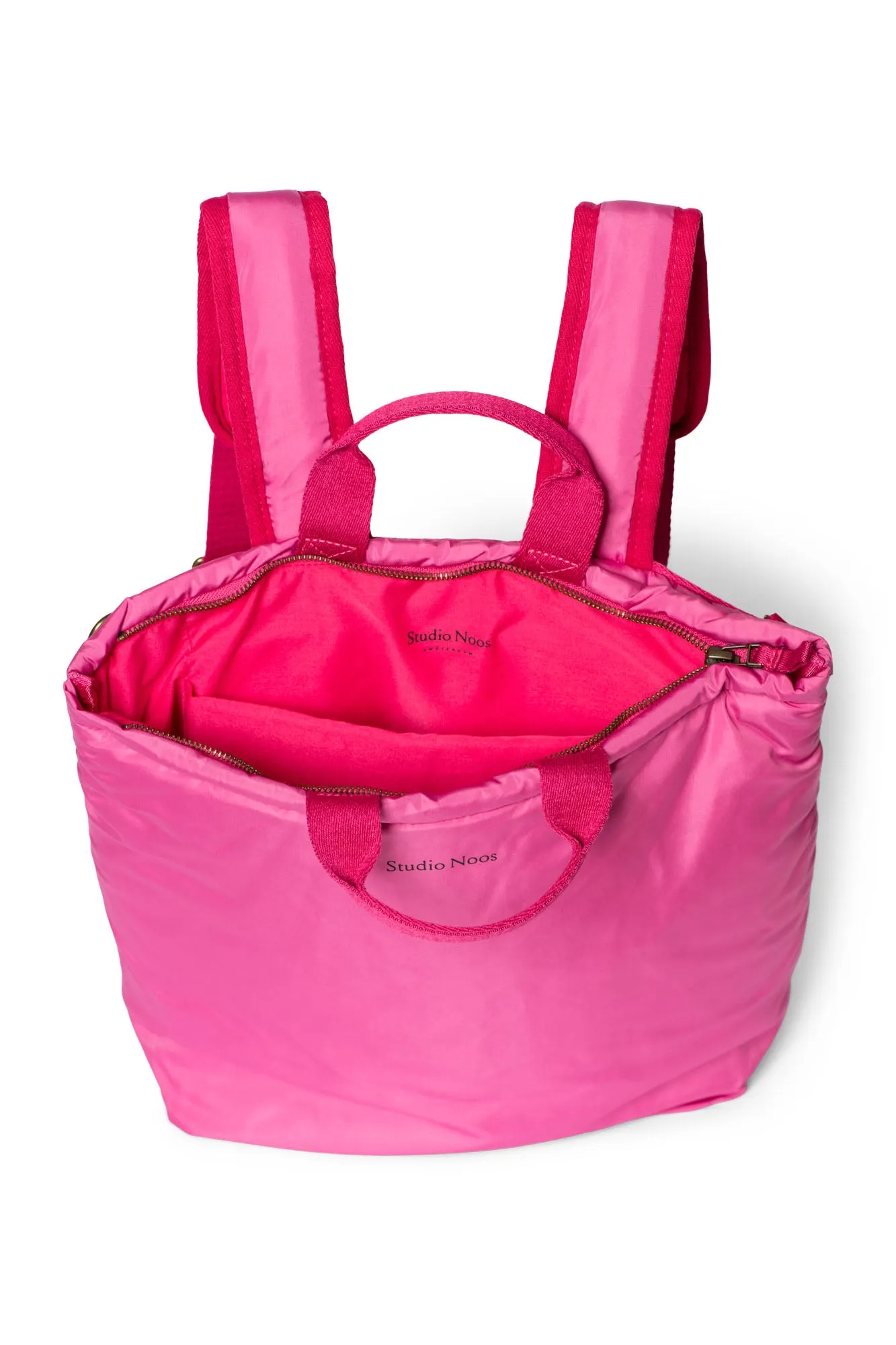 Pink Puffy Adult Backpack
