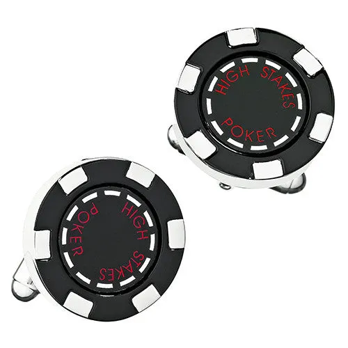 Poker Chip Cufflinks