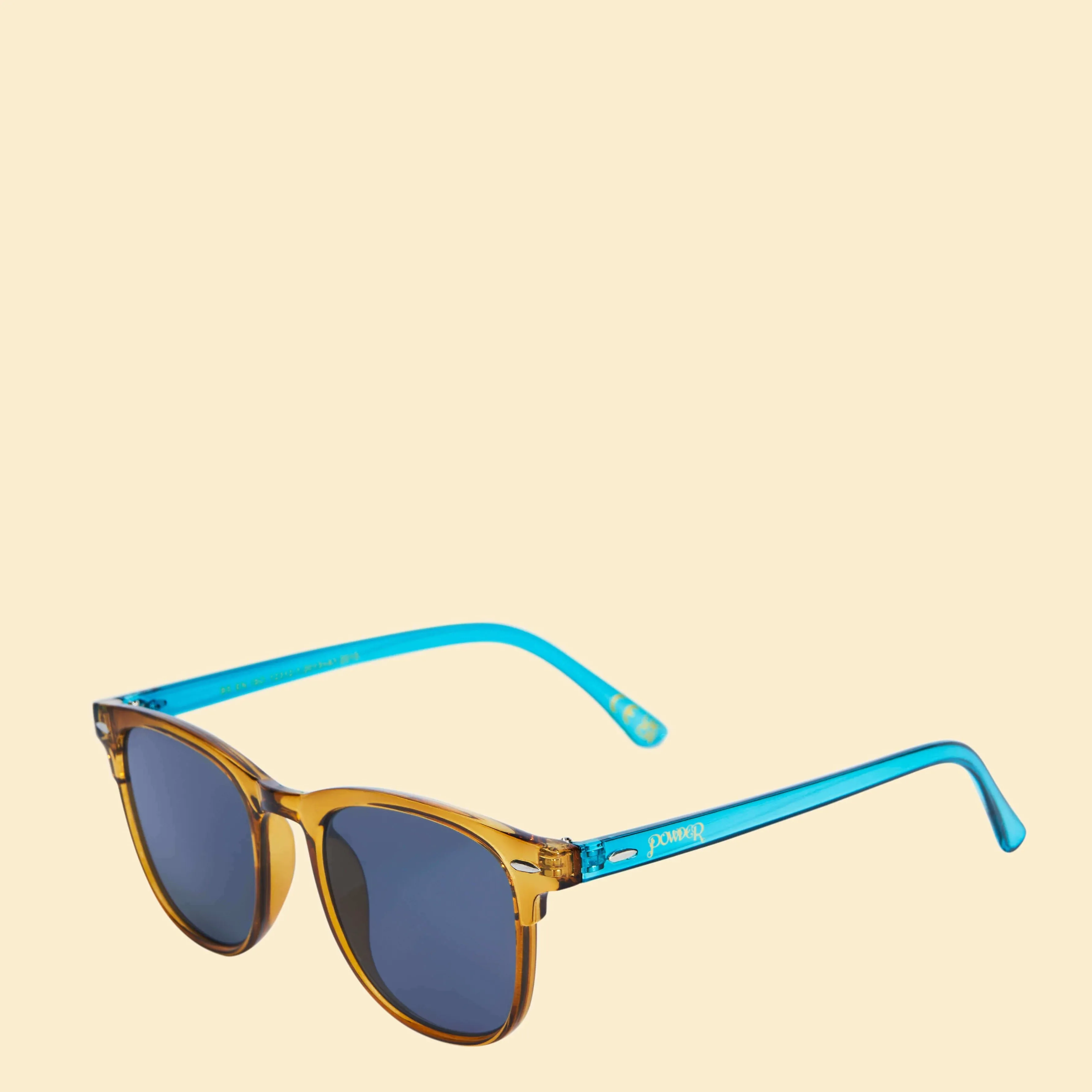 Powder Carina Sunglasses - Turq/Nude