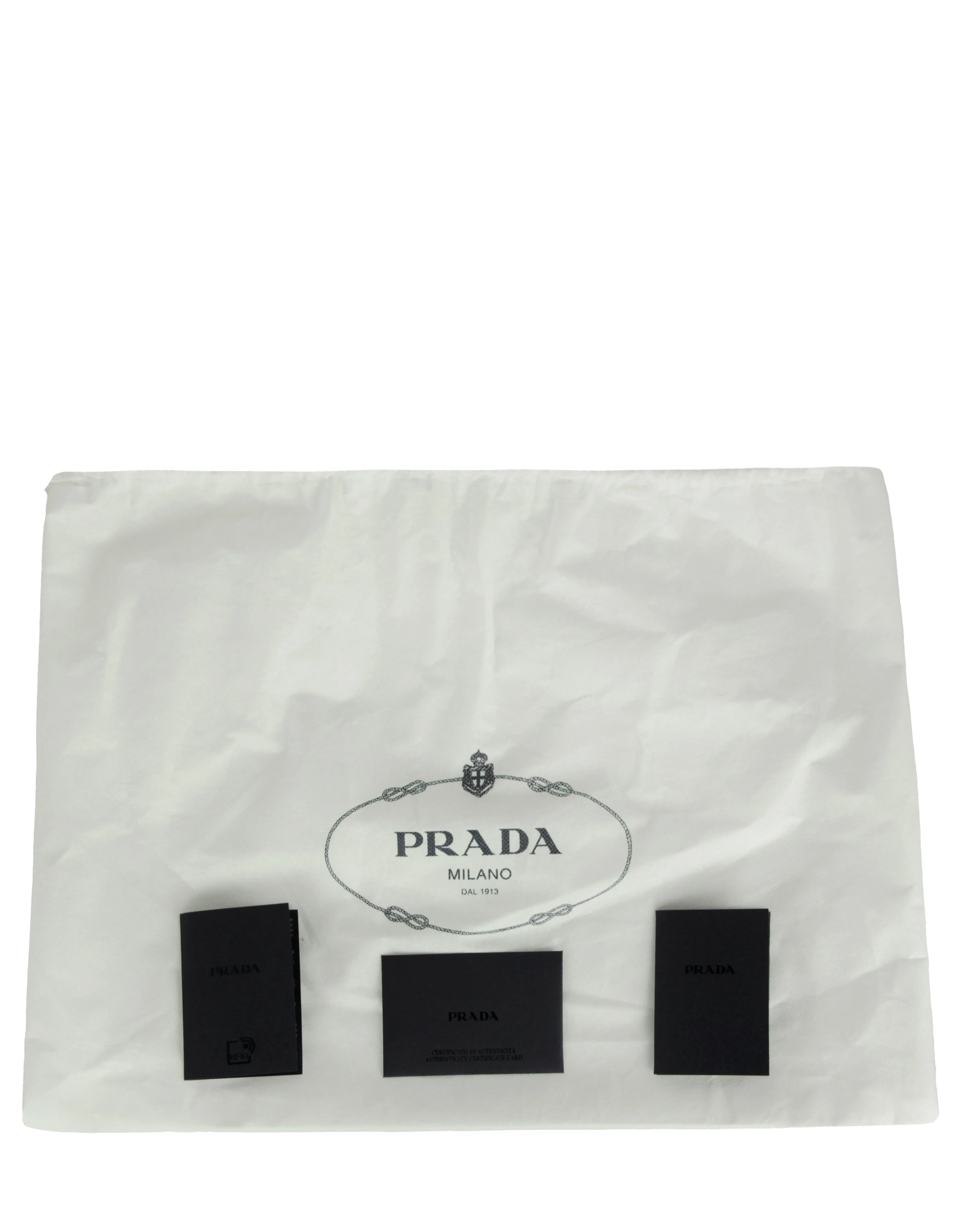Prada Black/Gold Vitello Leather Phenix Camera Crossbody Bag