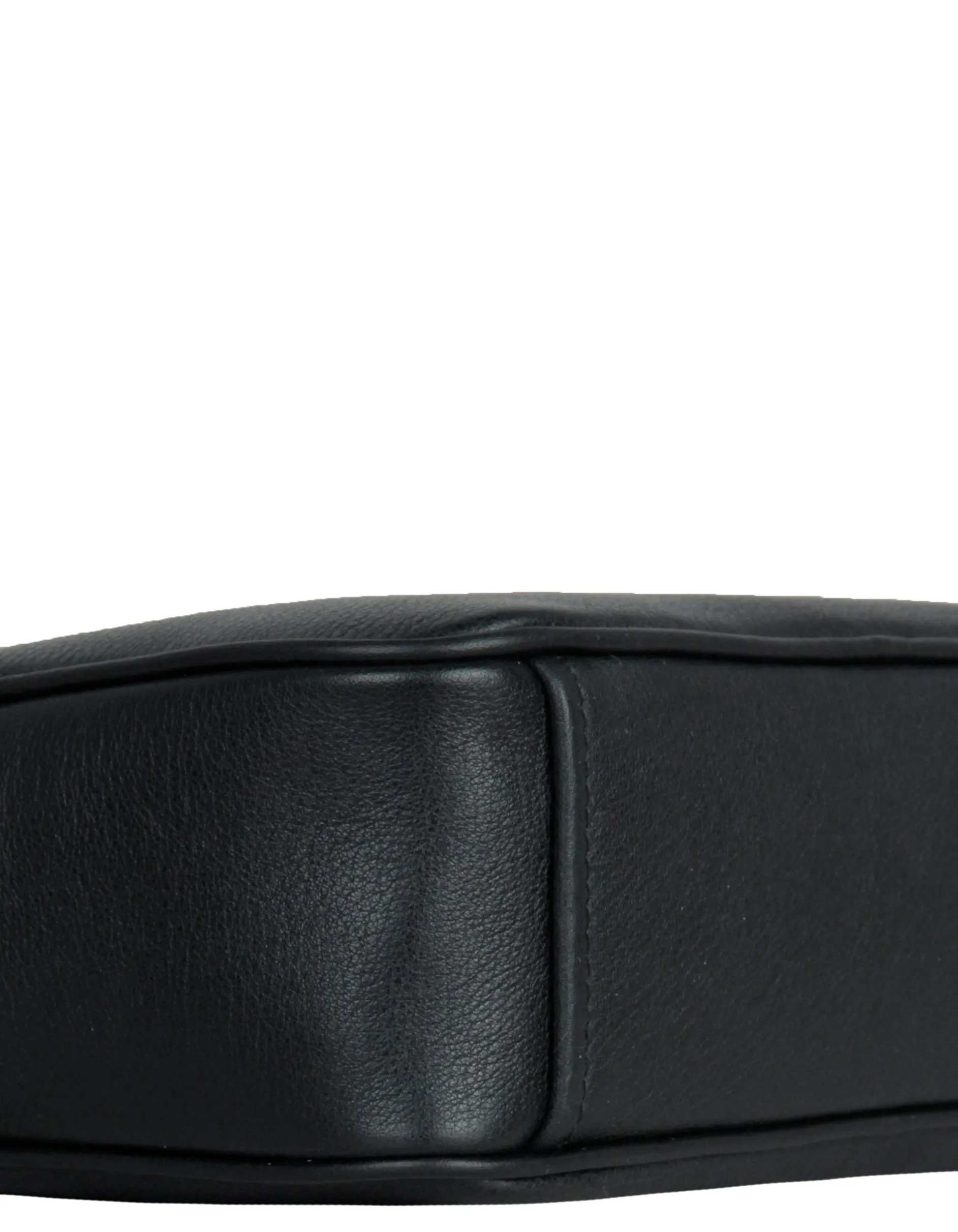Prada Black/Gold Vitello Leather Phenix Camera Crossbody Bag