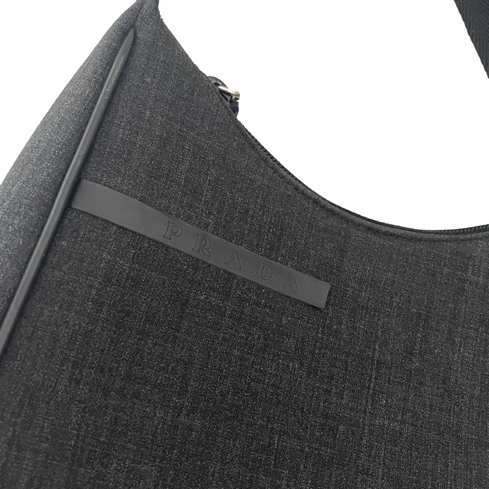 Prada Grey Mini Shoulder Bag