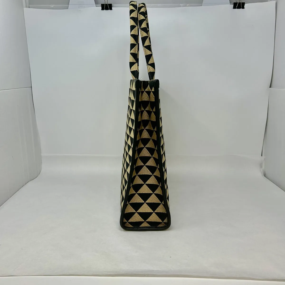 Prada Large Canvas Triangolo Symbole Tote