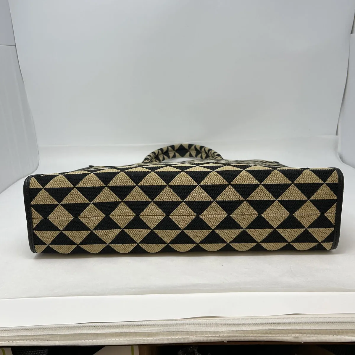 Prada Large Canvas Triangolo Symbole Tote