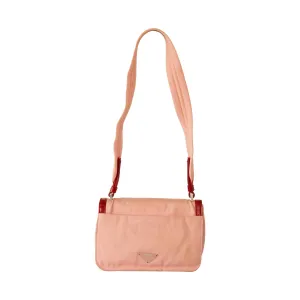 Prada Pink   Red Canvas Bow Mini Bag
