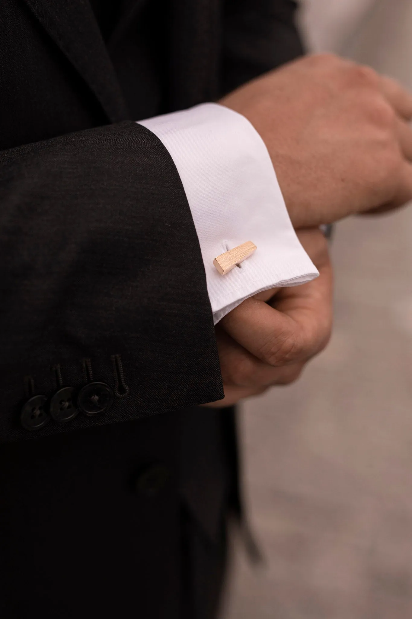 Preikestolen (Pulpit Rock) 18K Gold Cufflinks