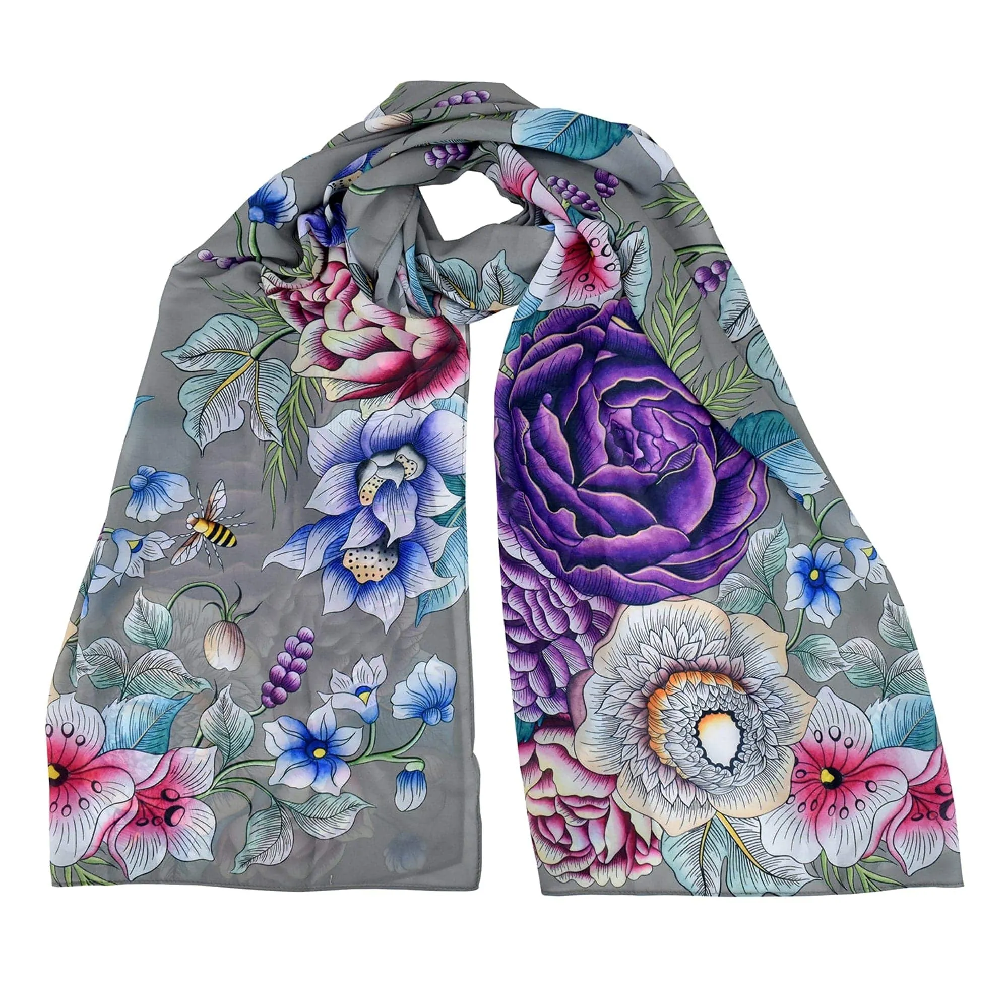 Printed Chiffon Scarf - 3300